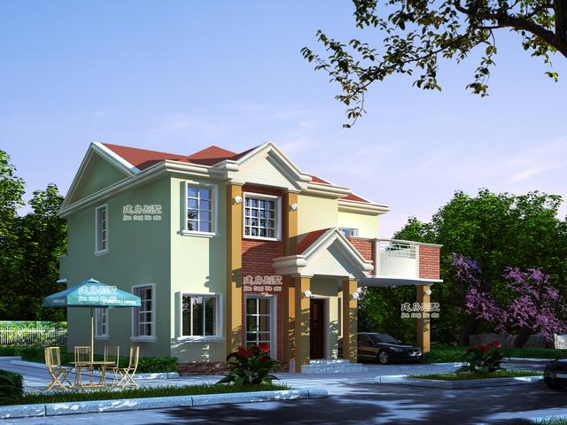 9款帶車庫(kù)的二層別墅設(shè)計(jì)圖，主體造價(jià)都不是很高，簡(jiǎn)單實(shí)用，讓別人羨慕去吧