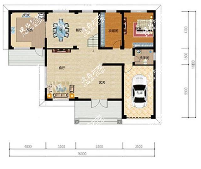 9款帶車庫(kù)的二層別墅設(shè)計(jì)圖，主體造價(jià)都不是很高，簡(jiǎn)單實(shí)用，讓別人羨慕去吧