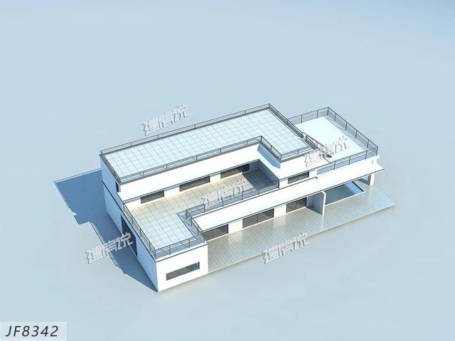 現(xiàn)代風(fēng)別墅設(shè)計(jì)圖，帶私家泳池，帶庭院，這種舒適悠閑的生活你向往么