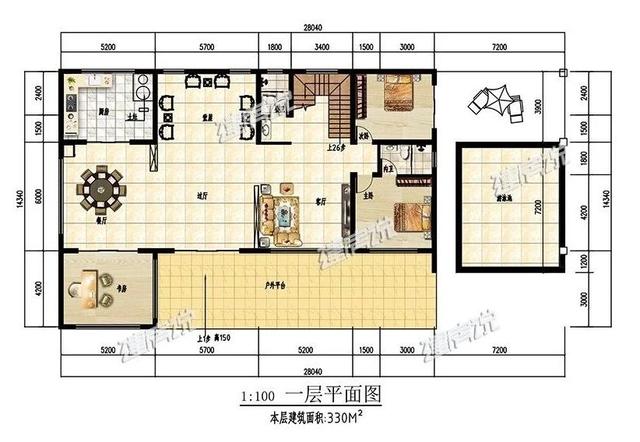 現(xiàn)代風(fēng)別墅設(shè)計(jì)圖，帶私家泳池，帶庭院，這種舒適悠閑的生活你向往么