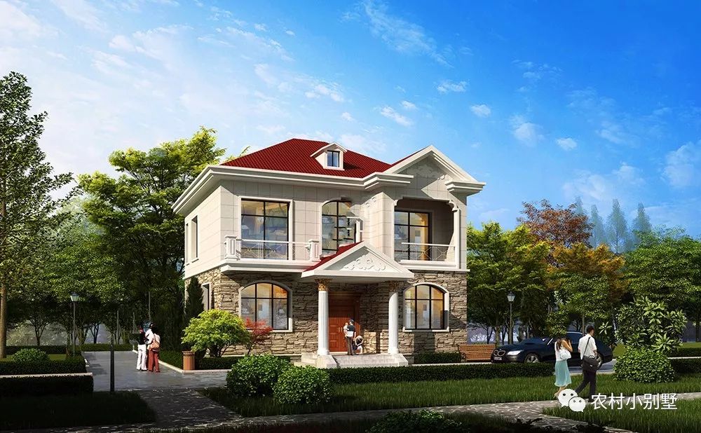 10x10米二層農村小樓設計圖，小戶型精選