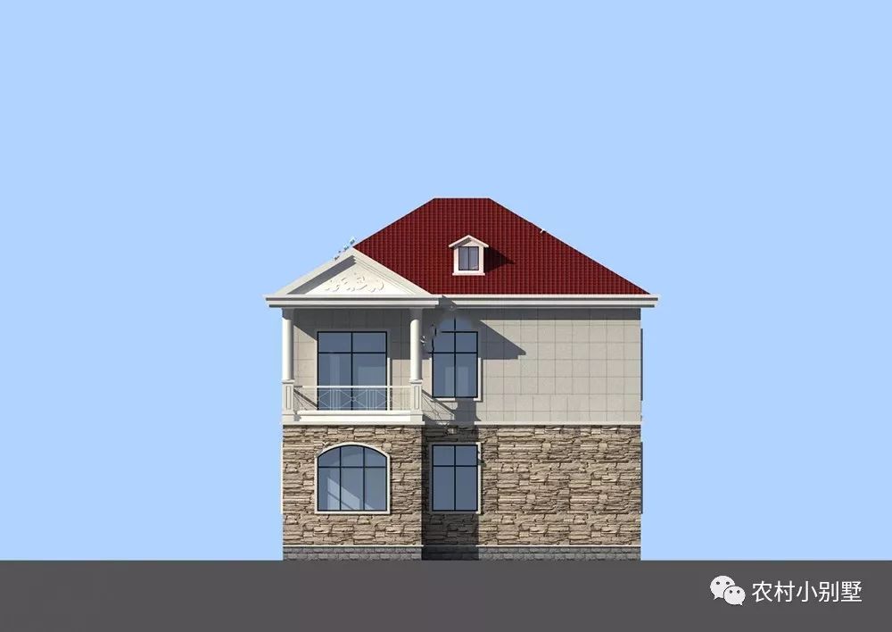 10x10米二層農村小樓設計圖，小戶型精選