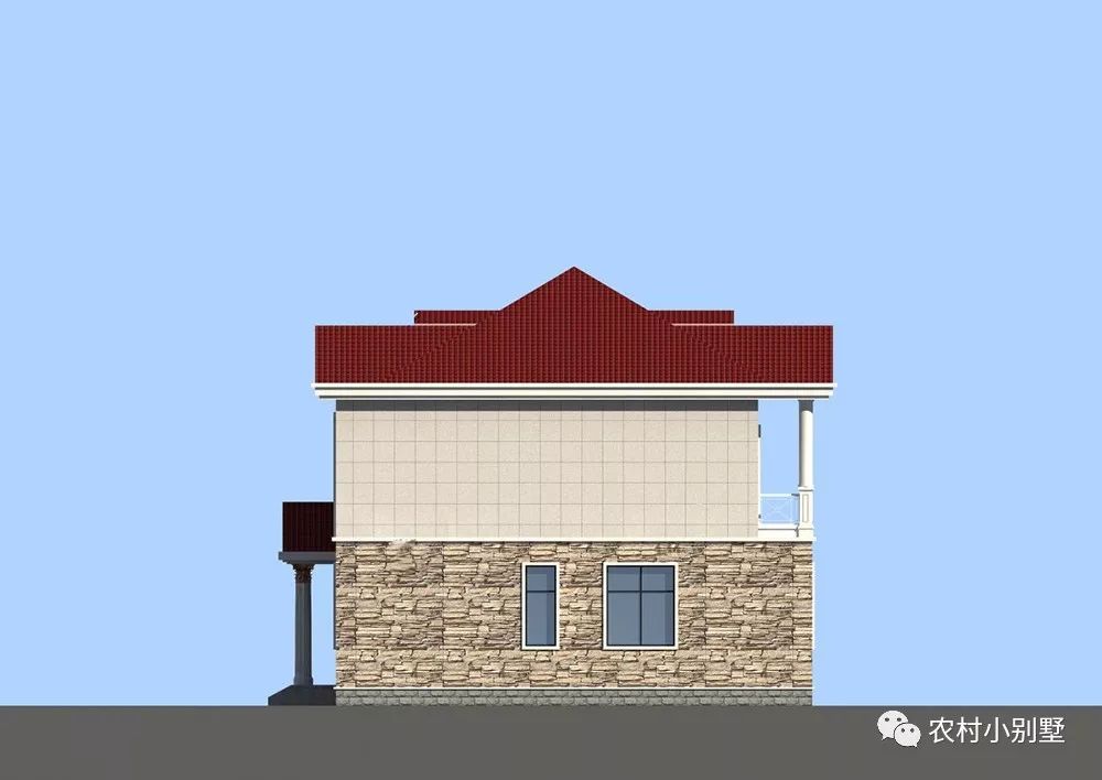 10x10米二層農村小樓設計圖，小戶型精選