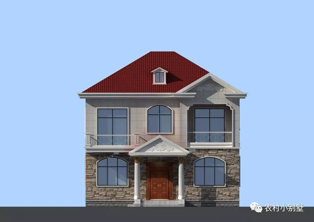 10x10米二層農村小樓設計圖，小戶型精選