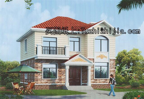 幾套10萬內(nèi)2層小洋樓設計圖，簡單、時尚，造價低