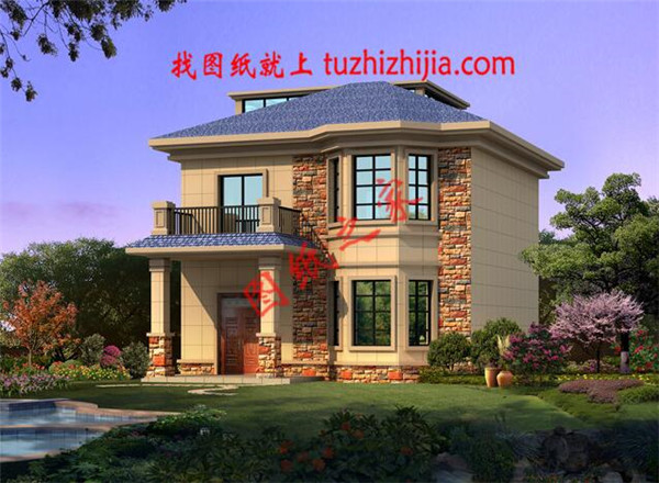 幾套10萬內(nèi)2層小洋樓設計圖，簡單、時尚，造價低