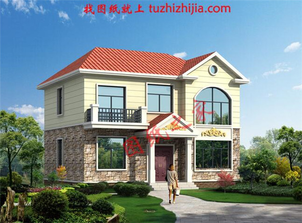 幾套10萬內(nèi)2層小洋樓設計圖，簡單、時尚，造價低