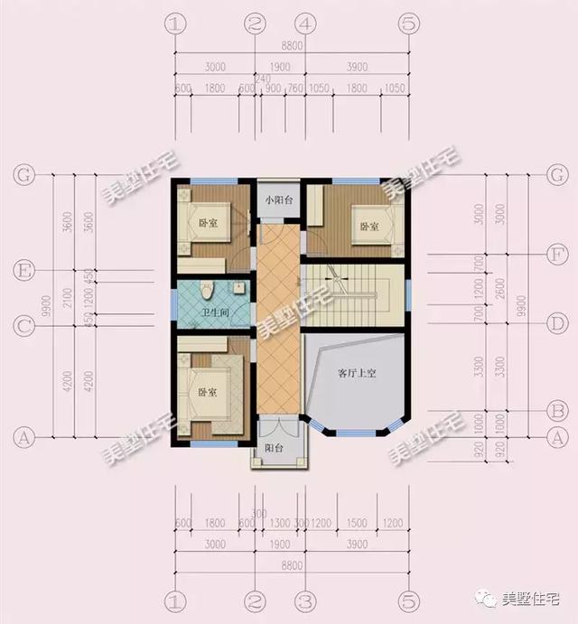 二層簡歐別墅設計圖，布局設計實用經(jīng)濟，新房子新生活新氣象