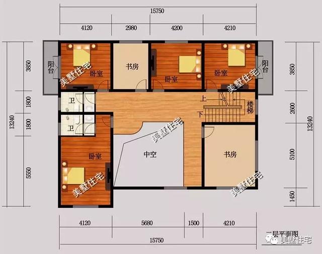 5款農(nóng)村時尚別墅設計圖，帶挑高客廳和大露臺，第3款讓人眼前一亮