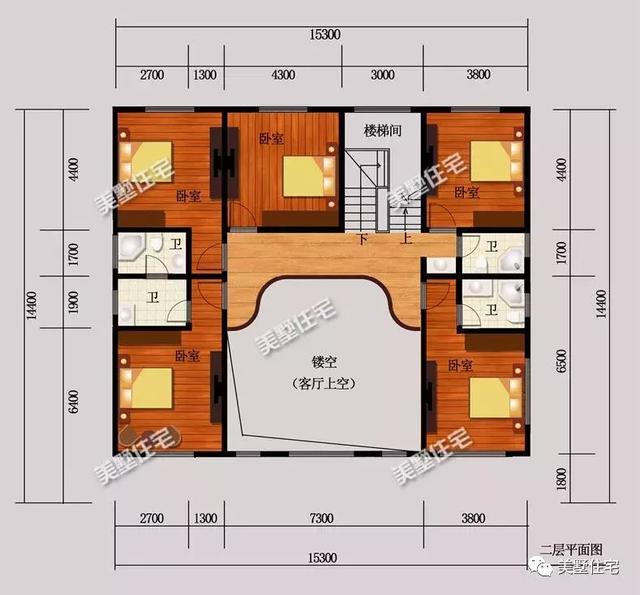 5款農(nóng)村時尚別墅設計圖，帶挑高客廳和大露臺，第3款讓人眼前一亮