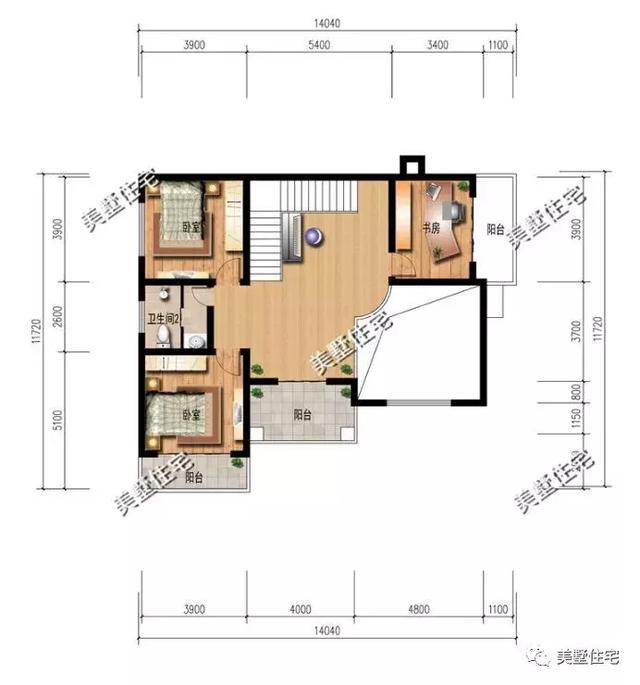 5款農(nóng)村時尚別墅設計圖，帶挑高客廳和大露臺，第3款讓人眼前一亮