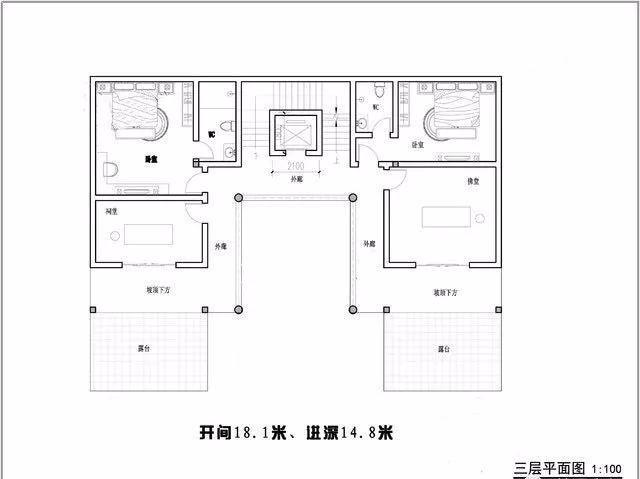 這套別墅設(shè)計圖適合家中人口多的家庭建，保證讓你不再擔(dān)心因家里人口多而帶來的問題