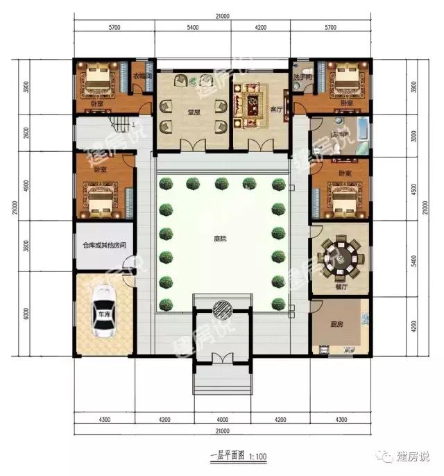 三款出彩的農(nóng)村別墅設(shè)計圖，款款都是滿分