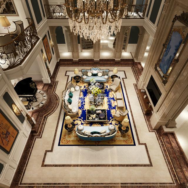 2000平米現(xiàn)代法式別墅裝修設計