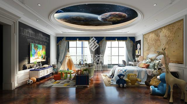 2000平米現(xiàn)代法式別墅裝修設計