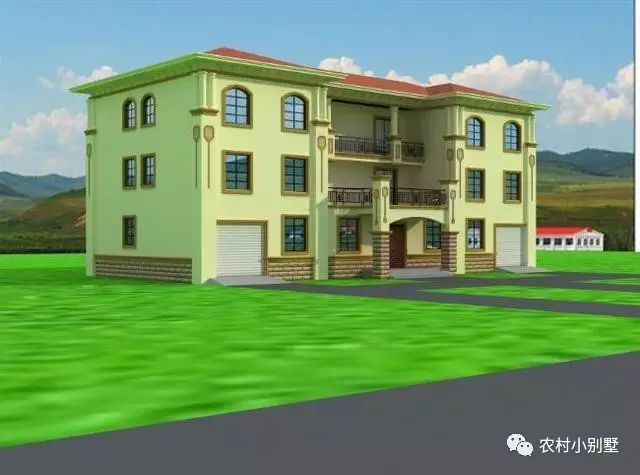 3套比較簡單的雙拼別墅圖，造價(jià)低哦，后悔看到的太遲了