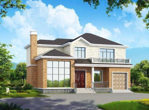 3款二層復(fù)式小別墅設(shè)計(jì)圖，挑空客廳設(shè)計(jì)，外觀漂亮內(nèi)部實(shí)用