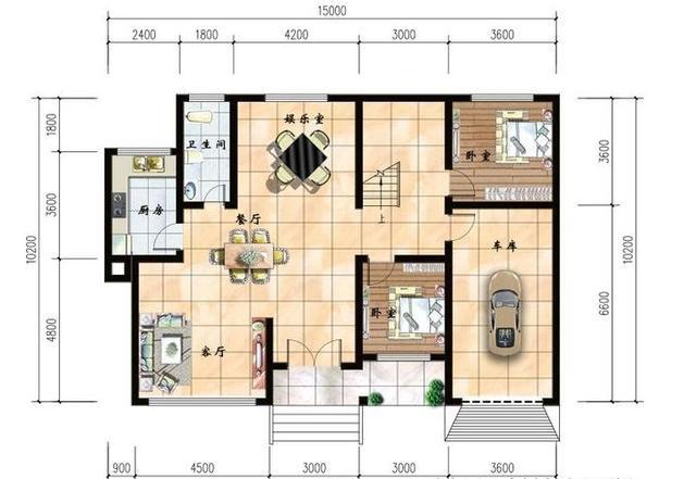3款二層復(fù)式小別墅設(shè)計(jì)圖，挑空客廳設(shè)計(jì)，外觀漂亮內(nèi)部實(shí)用