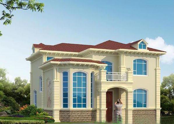 3款二層復(fù)式小別墅設(shè)計(jì)圖，挑空客廳設(shè)計(jì)，外觀漂亮內(nèi)部實(shí)用