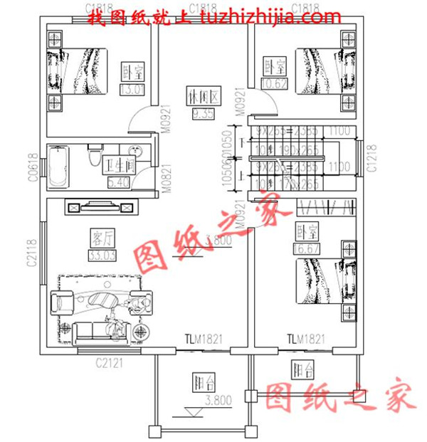 5套現(xiàn)代三層民房設(shè)計(jì)圖，附實(shí)拍效果圖