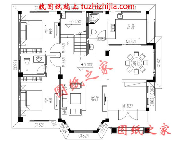 5套現(xiàn)代三層民房設(shè)計(jì)圖，附實(shí)拍效果圖