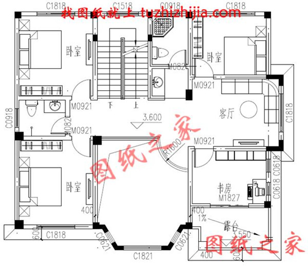5套現(xiàn)代三層民房設(shè)計(jì)圖，附實(shí)拍效果圖