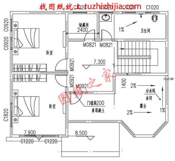 5套現(xiàn)代三層民房設(shè)計(jì)圖，附實(shí)拍效果圖