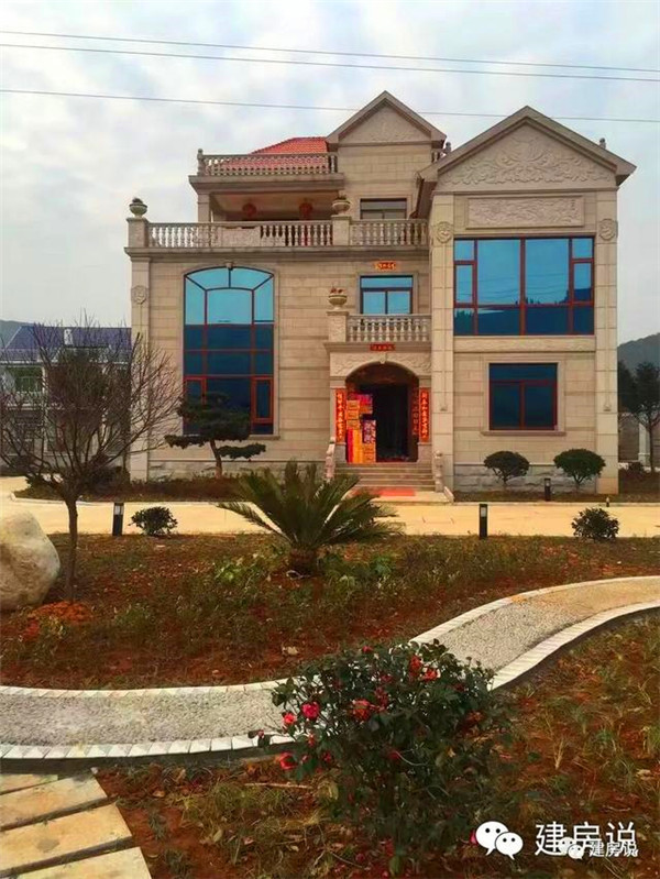 5套現(xiàn)代三層民房設(shè)計(jì)圖，附實(shí)拍效果圖