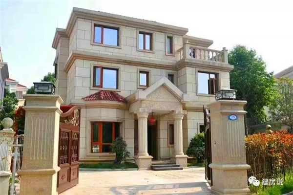 5套現(xiàn)代三層民房設(shè)計(jì)圖，附實(shí)拍效果圖