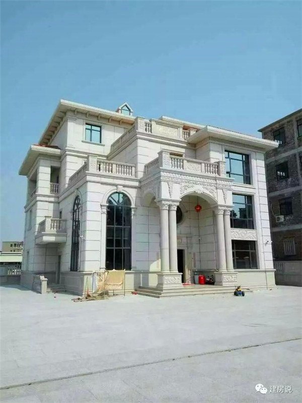 5套現(xiàn)代三層民房設(shè)計(jì)圖，附實(shí)拍效果圖