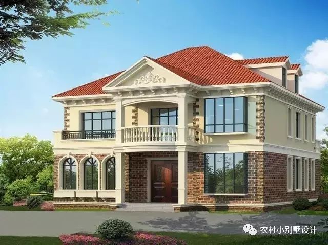 14×15.6米二層半農(nóng)村房屋圖，帶閣樓，好看經(jīng)典