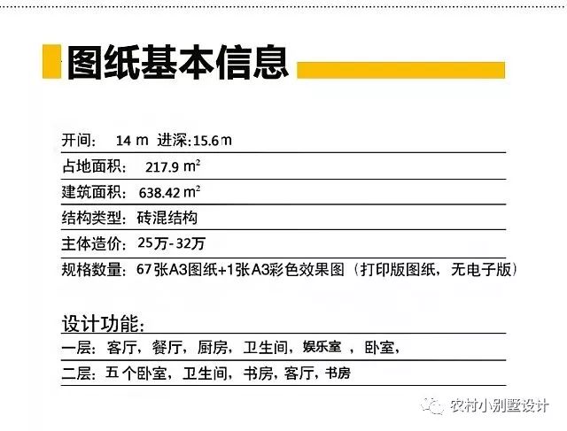 14×15.6米二層半農(nóng)村房屋圖，帶閣樓，好看經(jīng)典