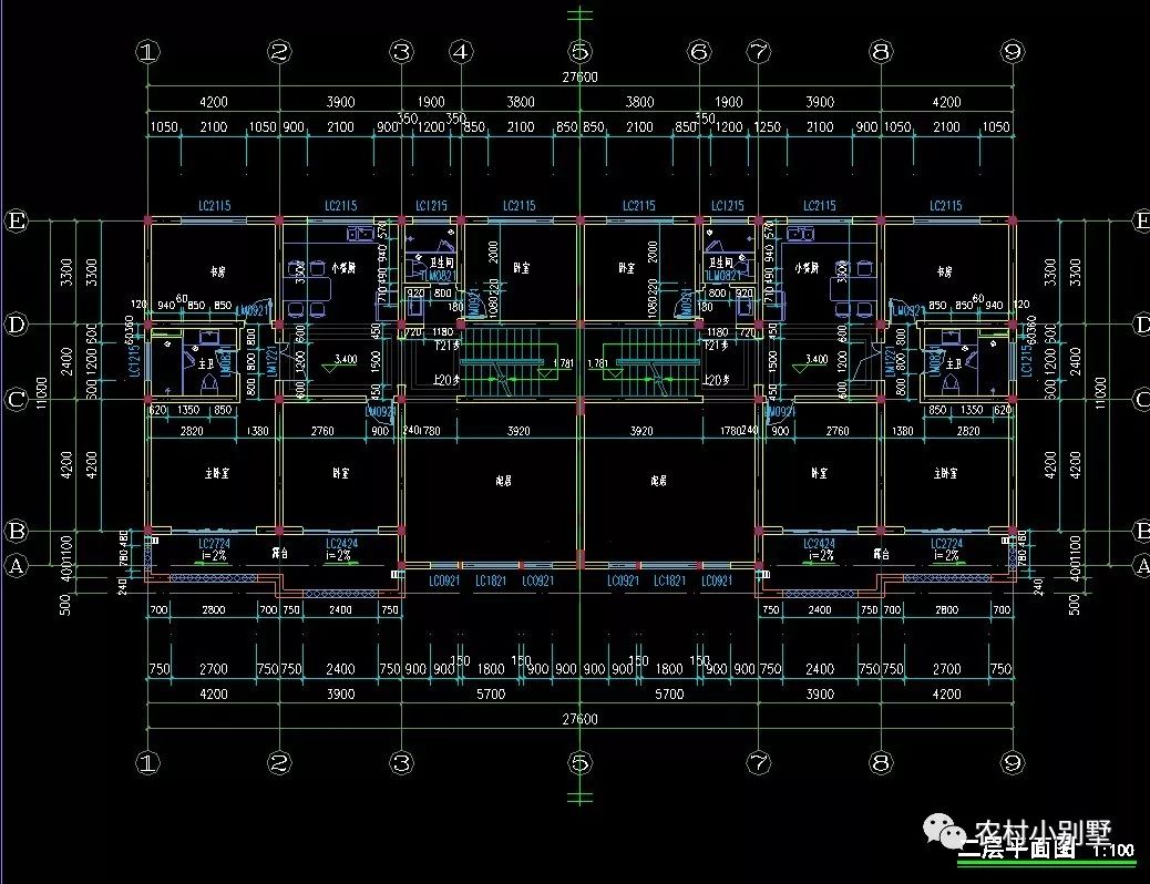 28x11米兄弟三層雙拼別墅圖，農(nóng)村自建非常洋氣！