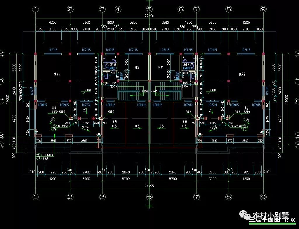 28x11米兄弟三層雙拼別墅圖，農(nóng)村自建非常洋氣！