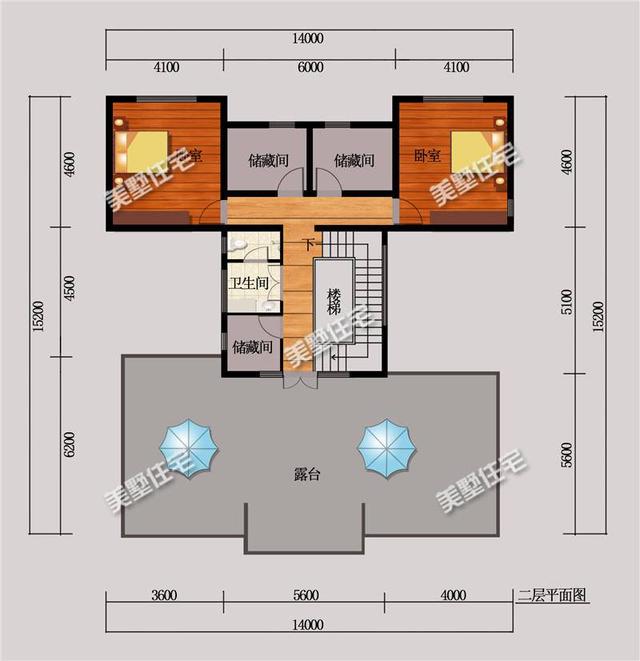 二層現(xiàn)代風(fēng)格自建房，占地212.8平方米，“工”字造型，外觀靚，造型潮！