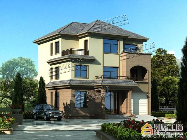 三層農(nóng)村別墅設(shè)計(jì)圖，施工難度不大，造價(jià)不高，非常的簡(jiǎn)潔實(shí)用。