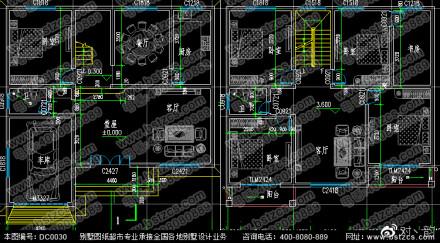三層農(nóng)村別墅設(shè)計(jì)圖，占地135.54平方米，帶車庫(kù)。