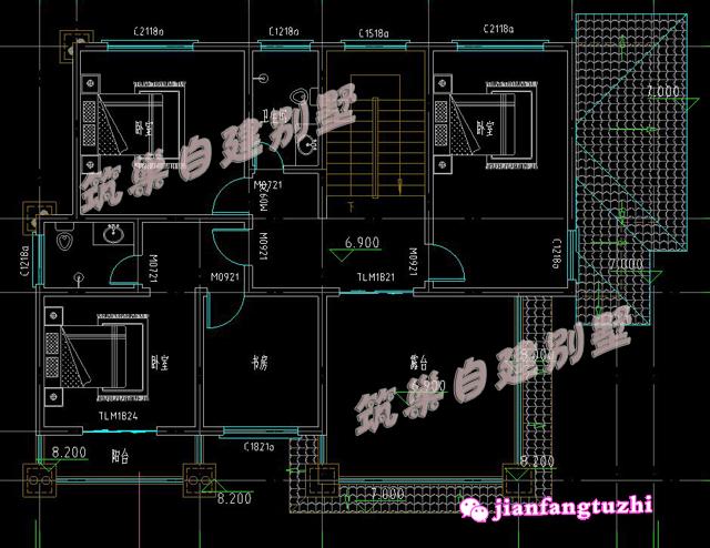三層歐式別墅設(shè)計圖，占地150平米，帶露臺坡屋頂，適合現(xiàn)代新農(nóng)村建房。