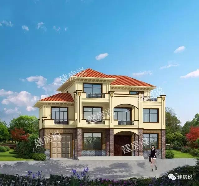 五款三層別墅設(shè)計圖，不但漂亮又實用，花錢不多，戶型也贊！