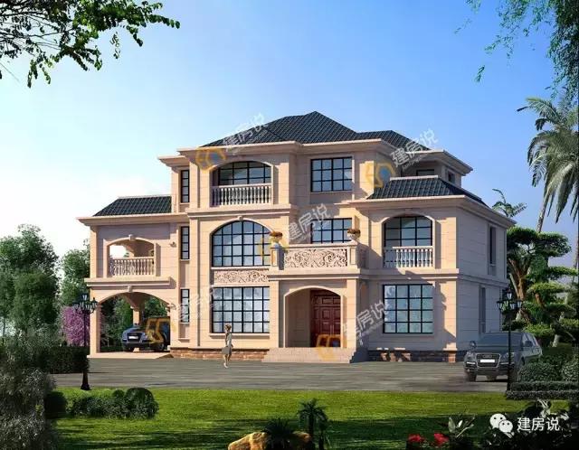 五款三層別墅設(shè)計圖，不但漂亮又實用，花錢不多，戶型也贊！