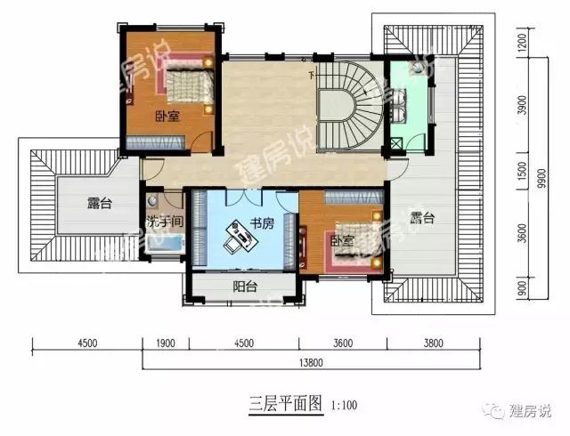 五款三層別墅設(shè)計圖，不但漂亮又實用，花錢不多，戶型也贊！