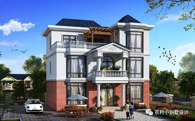 11X12米三層鄉(xiāng)村品質(zhì)別墅設(shè)計(jì)圖，這才是我想要的農(nóng)村別墅