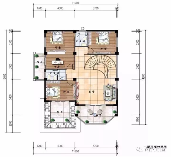 史上最受歡迎三層農(nóng)村樓房圖，附7張建好案例實拍圖