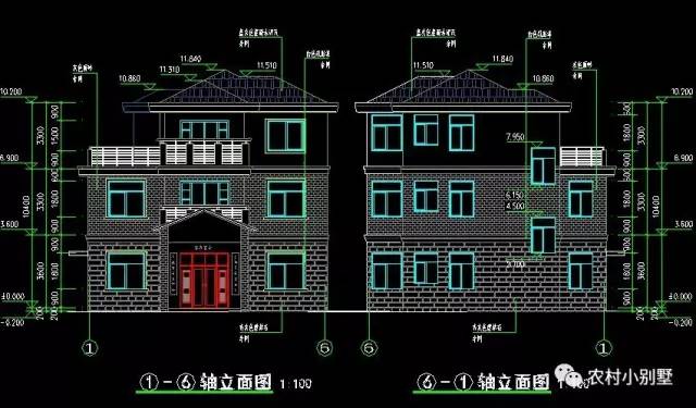 12x9米三層帶露臺農(nóng)村房子圖，花30萬就能蓋好