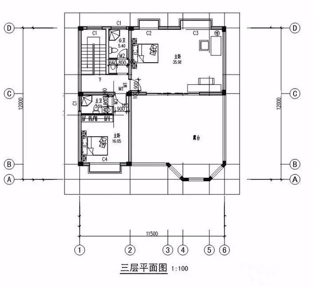 三層農(nóng)村自建房，帶露臺和車庫小洋房，造價25-30萬，實用好看造價也不高。