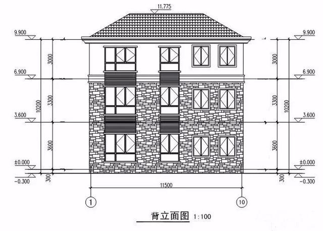 三層農(nóng)村自建房，帶露臺和車庫小洋房，造價25-30萬，實用好看造價也不高。