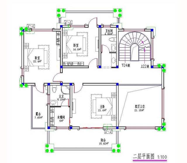 三層帶挑空客廳農(nóng)村自建房，豪華大氣，造價(jià)40萬(wàn)，合適農(nóng)村建房。