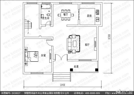 農(nóng)村二層自建房，占地面積105.95平方米，造價(jià)22萬(wàn)左右。