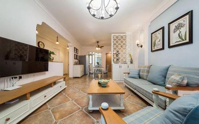 110平三居室美式風(fēng)格裝修，設(shè)計(jì)師的設(shè)計(jì)太棒了，尤其是臥室，很漂亮！