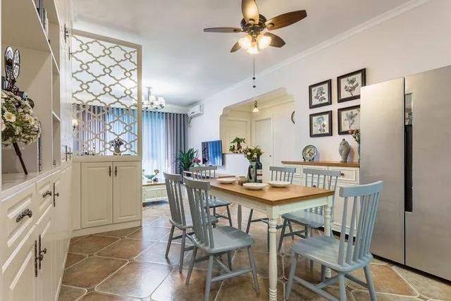 110平三居室美式風(fēng)格裝修，設(shè)計(jì)師的設(shè)計(jì)太棒了，尤其是臥室，很漂亮！